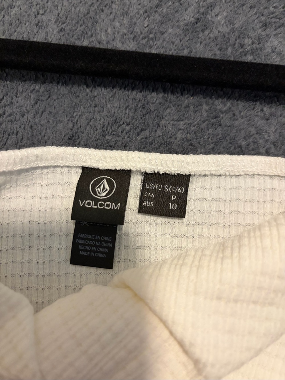 Volcom Cream Twist-Front Crop Top - Picture 5 of 5